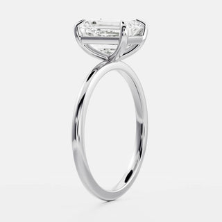 Oval Three Stone Lab Grown Diamond Engagement Ring