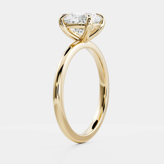 Oval Three Stone Lab Grown Diamond Engagement Ring