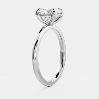 Oval Three Stone Lab Grown Diamond Engagement Ring