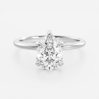 Oval Three Stone Lab Grown Diamond Engagement Ring