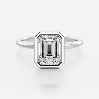 Oval Three Stone Lab Grown Diamond Engagement Ring