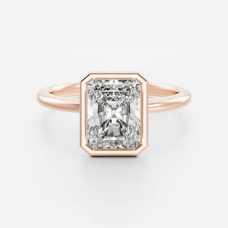 Oval Three Stone Lab Grown Diamond Engagement Ring