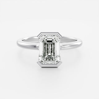 Oval Three Stone Lab Grown Diamond Engagement Ring