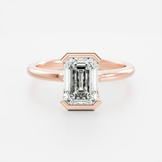 Oval Three Stone Lab Grown Diamond Engagement Ring