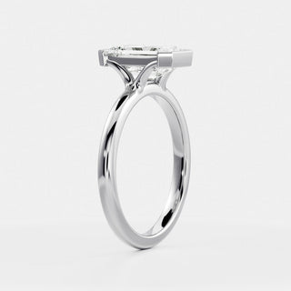 Oval Three Stone Lab Grown Diamond Engagement Ring