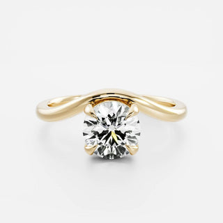 Oval Three Stone Lab Grown Diamond Engagement Ring