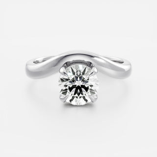 Oval Three Stone Lab Grown Diamond Engagement Ring