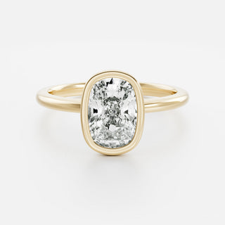 Oval Three Stone Lab Grown Diamond Engagement Ring