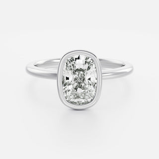 Oval Three Stone Lab Grown Diamond Engagement Ring