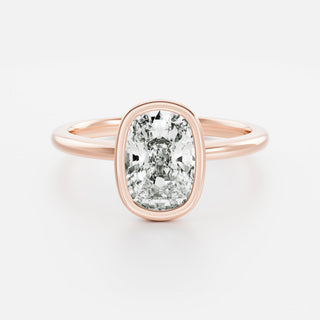 Oval Three Stone Lab Grown Diamond Engagement Ring