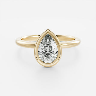 Oval Three Stone Lab Grown Diamond Engagement Ring
