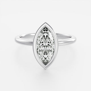 Oval Three Stone Lab Grown Diamond Engagement Ring