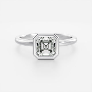 Oval Three Stone Lab Grown Diamond Engagement Ring