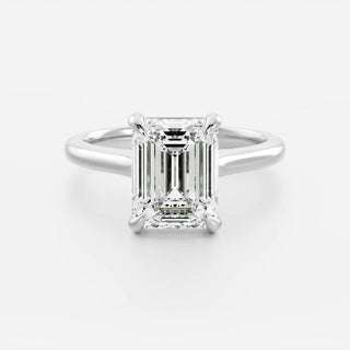 Oval Three Stone Lab Grown Diamond Engagement Ring