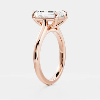 Oval Three Stone Lab Grown Diamond Engagement Ring