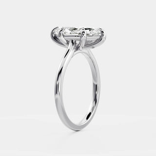 Oval Three Stone Lab Grown Diamond Engagement Ring