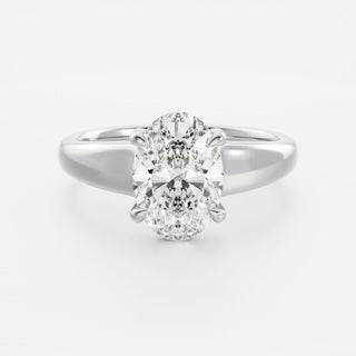 Oval Three Stone Lab Grown Diamond Engagement Ring