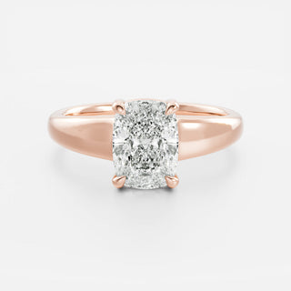 Oval Three Stone Lab Grown Diamond Engagement Ring