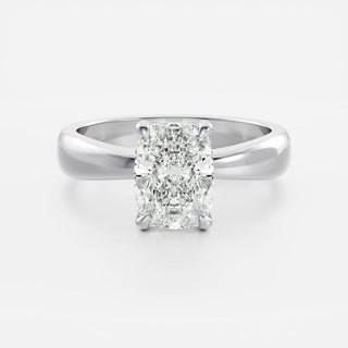 Oval Three Stone Lab Grown Diamond Engagement Ring