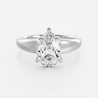 Oval Three Stone Lab Grown Diamond Engagement Ring