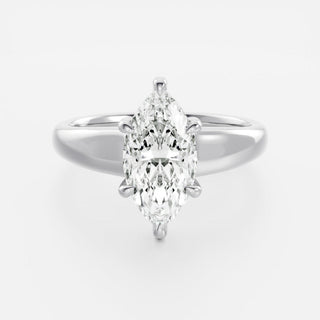 Oval Three Stone Lab Grown Diamond Engagement Ring