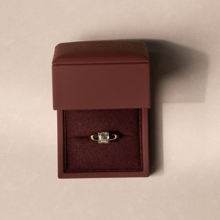 Oval Three Stone Lab Grown Diamond Engagement Ring
