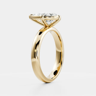 Oval Three Stone Lab Grown Diamond Engagement Ring