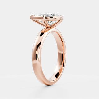Oval Three Stone Lab Grown Diamond Engagement Ring