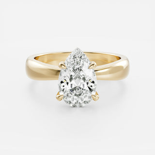 Oval Three Stone Lab Grown Diamond Engagement Ring