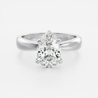 Oval Three Stone Lab Grown Diamond Engagement Ring