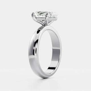 Oval Three Stone Lab Grown Diamond Engagement Ring