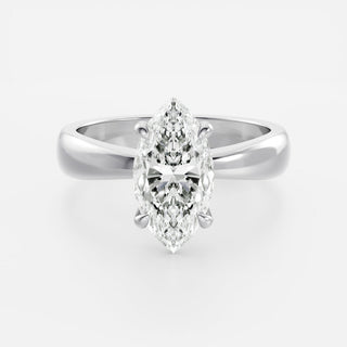 Oval Three Stone Lab Grown Diamond Engagement Ring