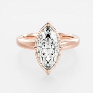 Oval Three Stone Lab Grown Diamond Engagement Ring
