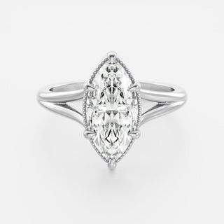 Oval Three Stone Lab Grown Diamond Engagement Ring
