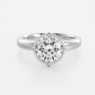 Oval Three Stone Lab Grown Diamond Engagement Ring
