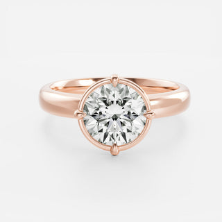 Oval Three Stone Lab Grown Diamond Engagement Ring