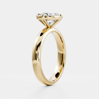 Oval Three Stone Lab Grown Diamond Engagement Ring