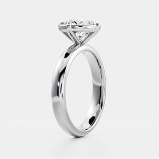 Oval Three Stone Lab Grown Diamond Engagement Ring