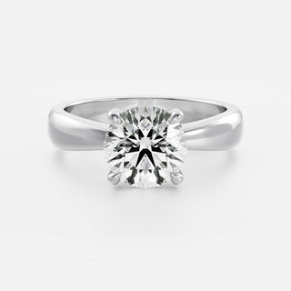 Oval Three Stone Lab Grown Diamond Engagement Ring