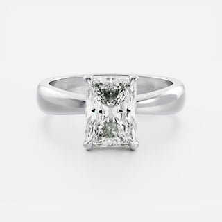 Oval Three Stone Lab Grown Diamond Engagement Ring