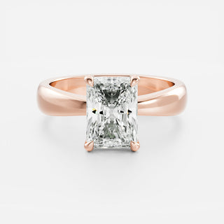 Oval Three Stone Lab Grown Diamond Engagement Ring