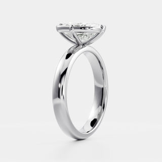 Oval Three Stone Lab Grown Diamond Engagement Ring