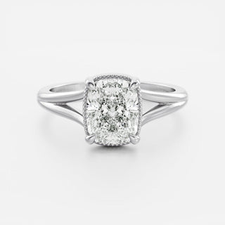 Oval Three Stone Lab Grown Diamond Engagement Ring