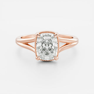 Oval Three Stone Lab Grown Diamond Engagement Ring