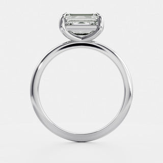Oval Three Stone Lab Grown Diamond Engagement Ring