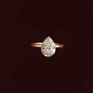 Oval Three Stone Lab Grown Diamond Engagement Ring