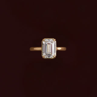 Oval Three Stone Lab Grown Diamond Engagement Ring
