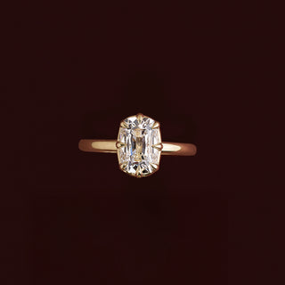 Oval Three Stone Lab Grown Diamond Engagement Ring