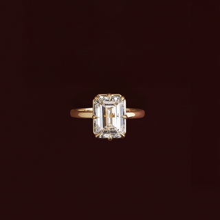Oval Three Stone Lab Grown Diamond Engagement Ring