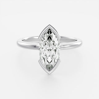 Oval Three Stone Lab Grown Diamond Engagement Ring